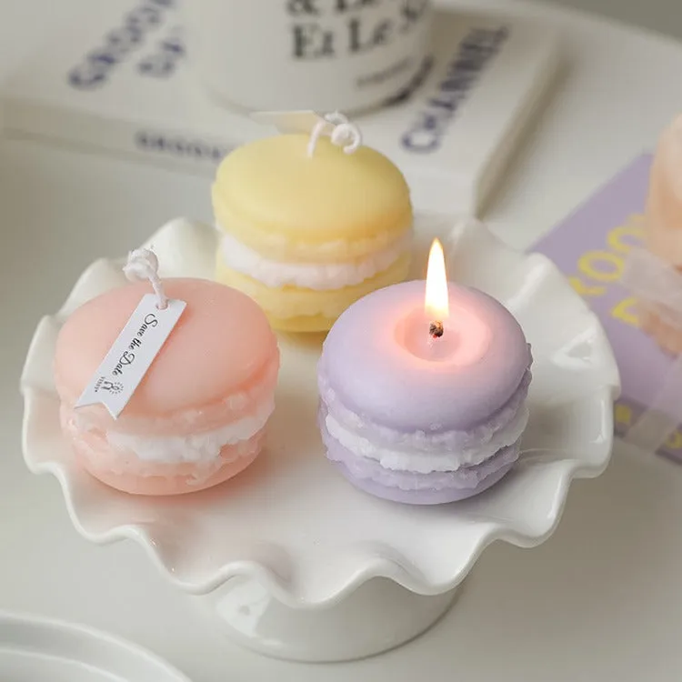 Food Scented Candle | Purple Macaron