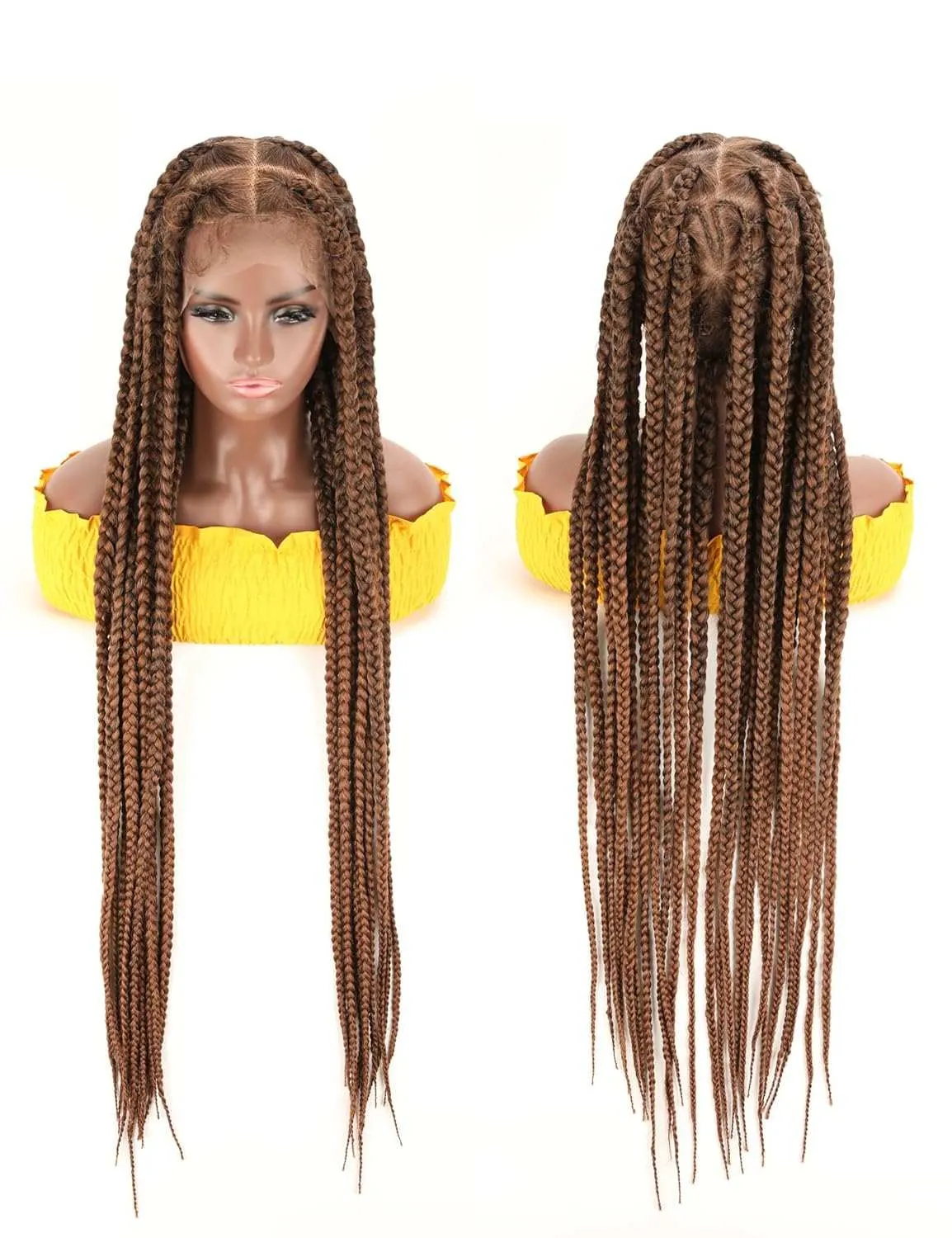 Full Lace Frontal Knotless Box Braid Wig