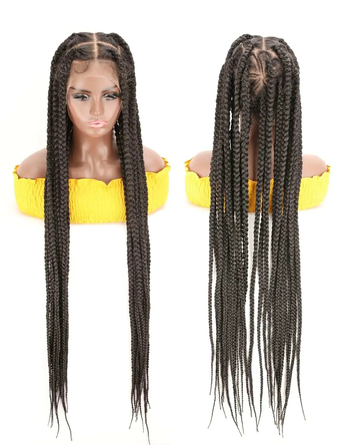 Full Lace Frontal Knotless Box Braid Wig