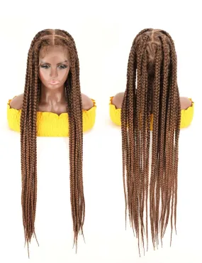 Full Lace Frontal Knotless Box Braid Wig