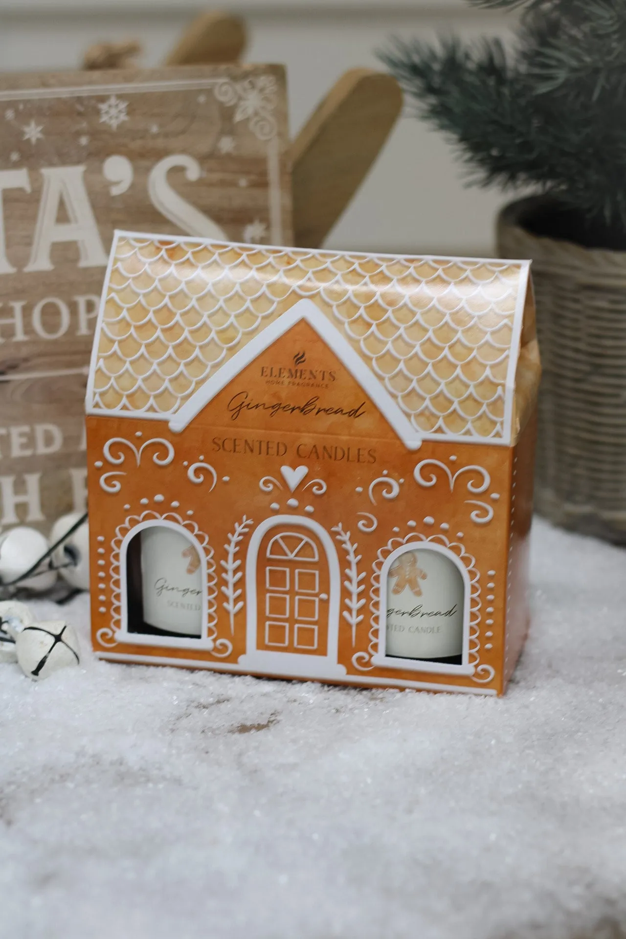 Gingerbread Scented Candles | Set of 2