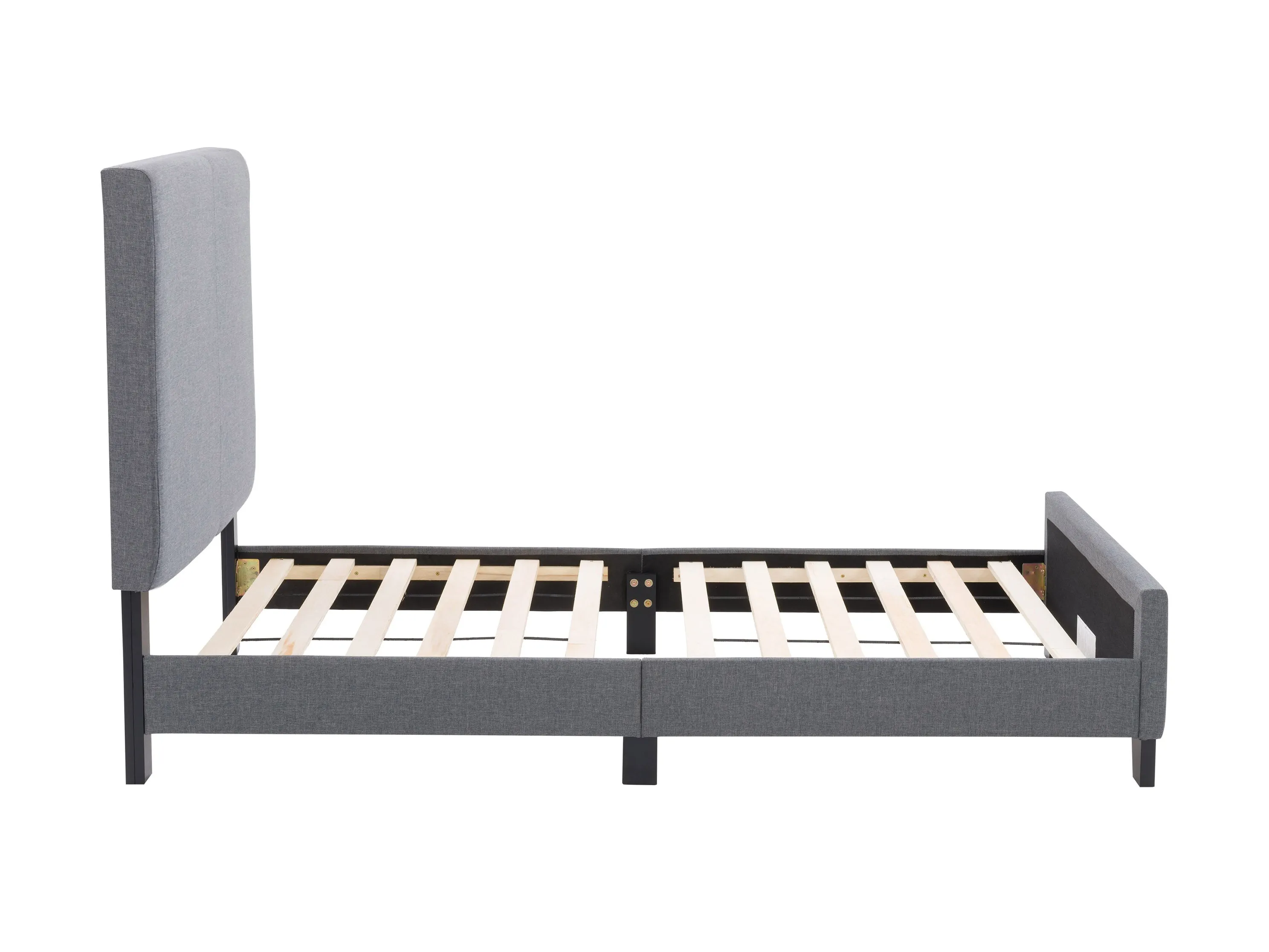 Grey Contemporary Twin/Single Bed