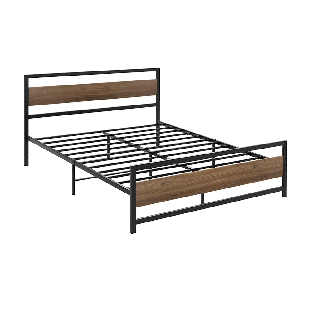 Heavy Duty Double Bed Frame Metal Base - Artiss DREW