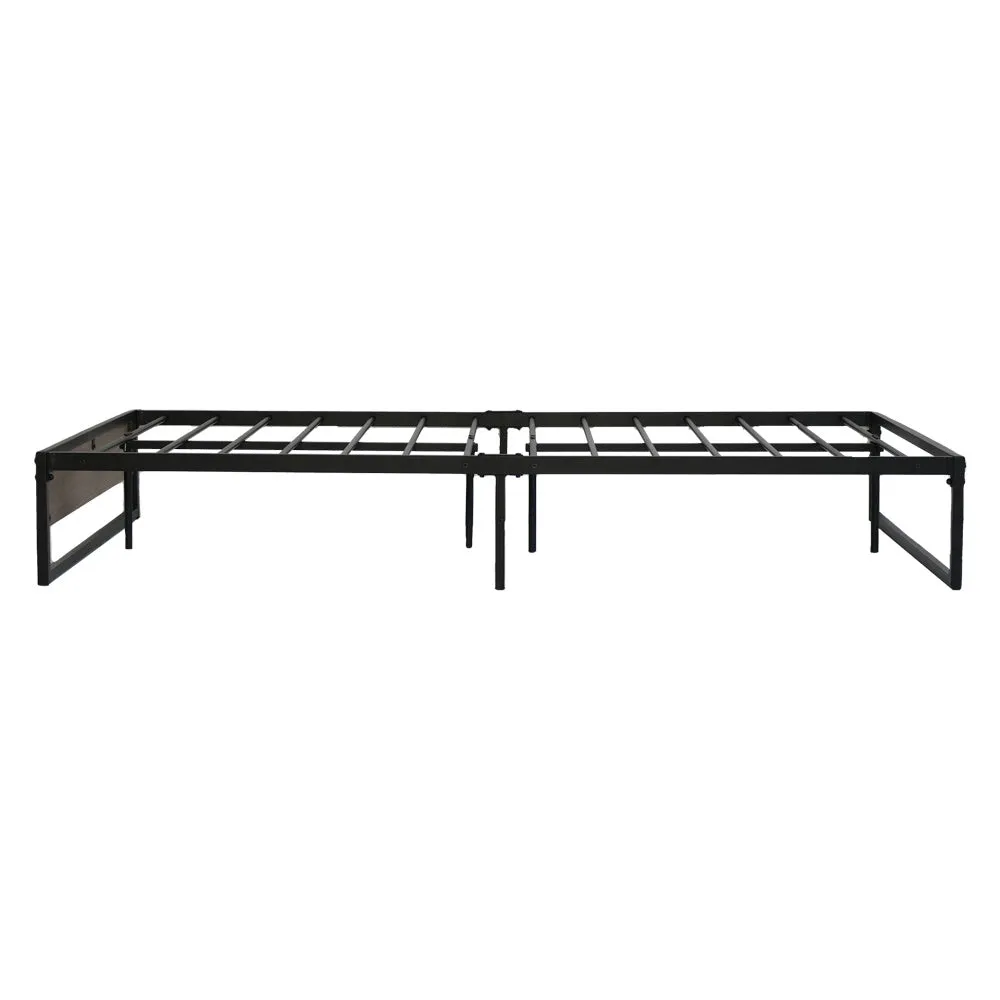 Industrial King Single Bed Frame, MDF & Steel - Artiss