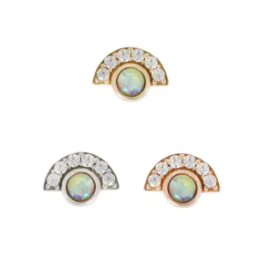 Kahlo Opal   CZ - Threadless End