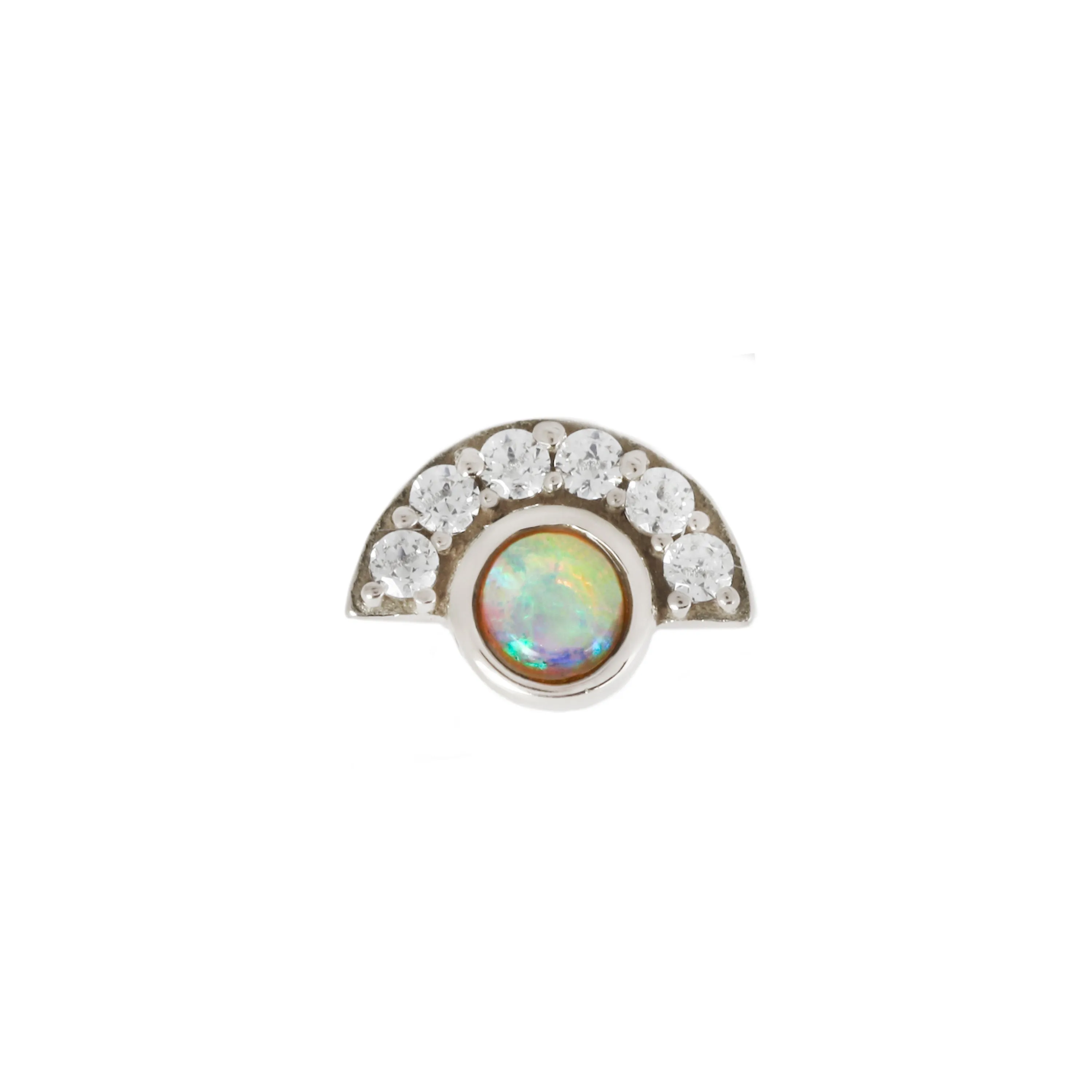 Kahlo Opal   CZ - Threadless End