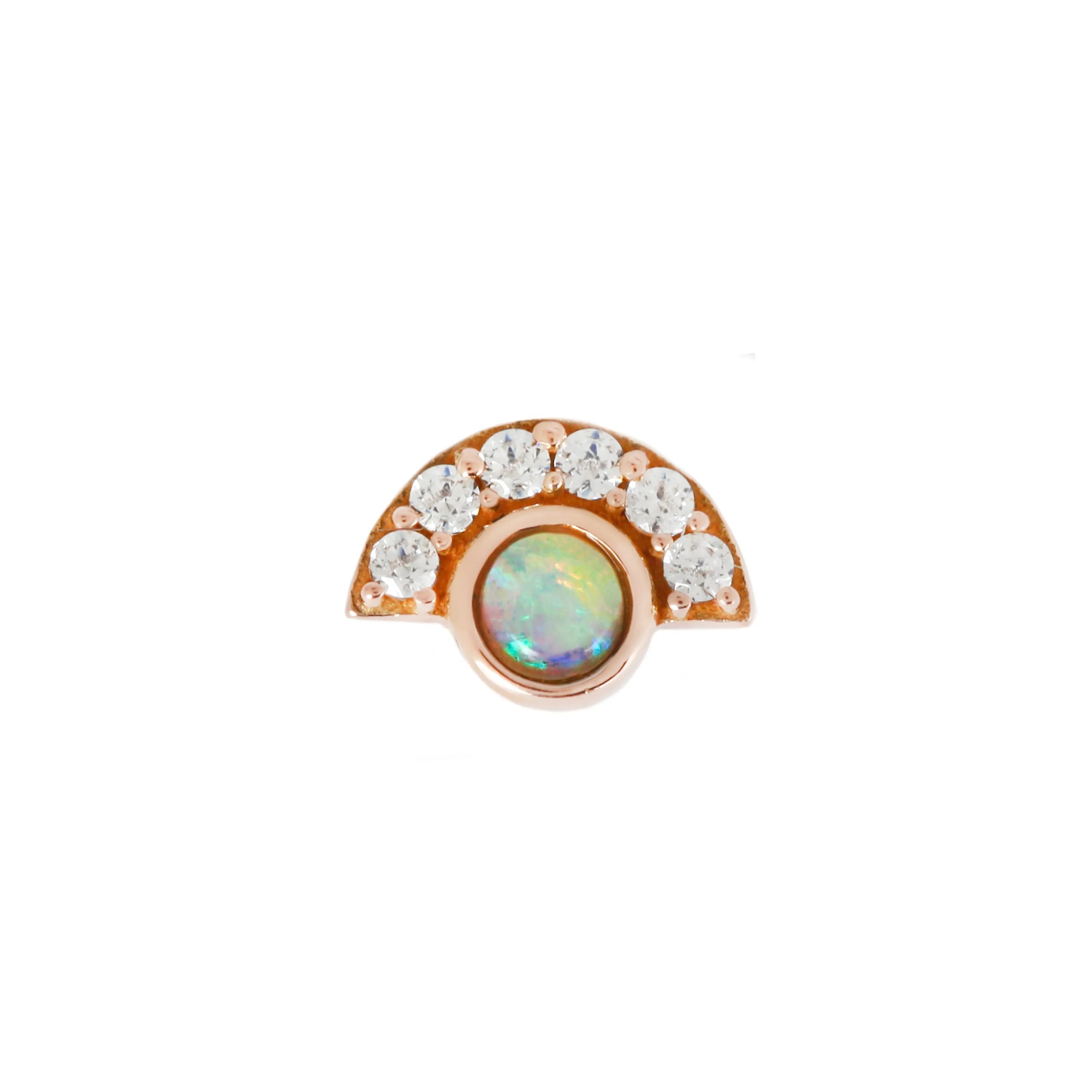 Kahlo Opal   CZ - Threadless End