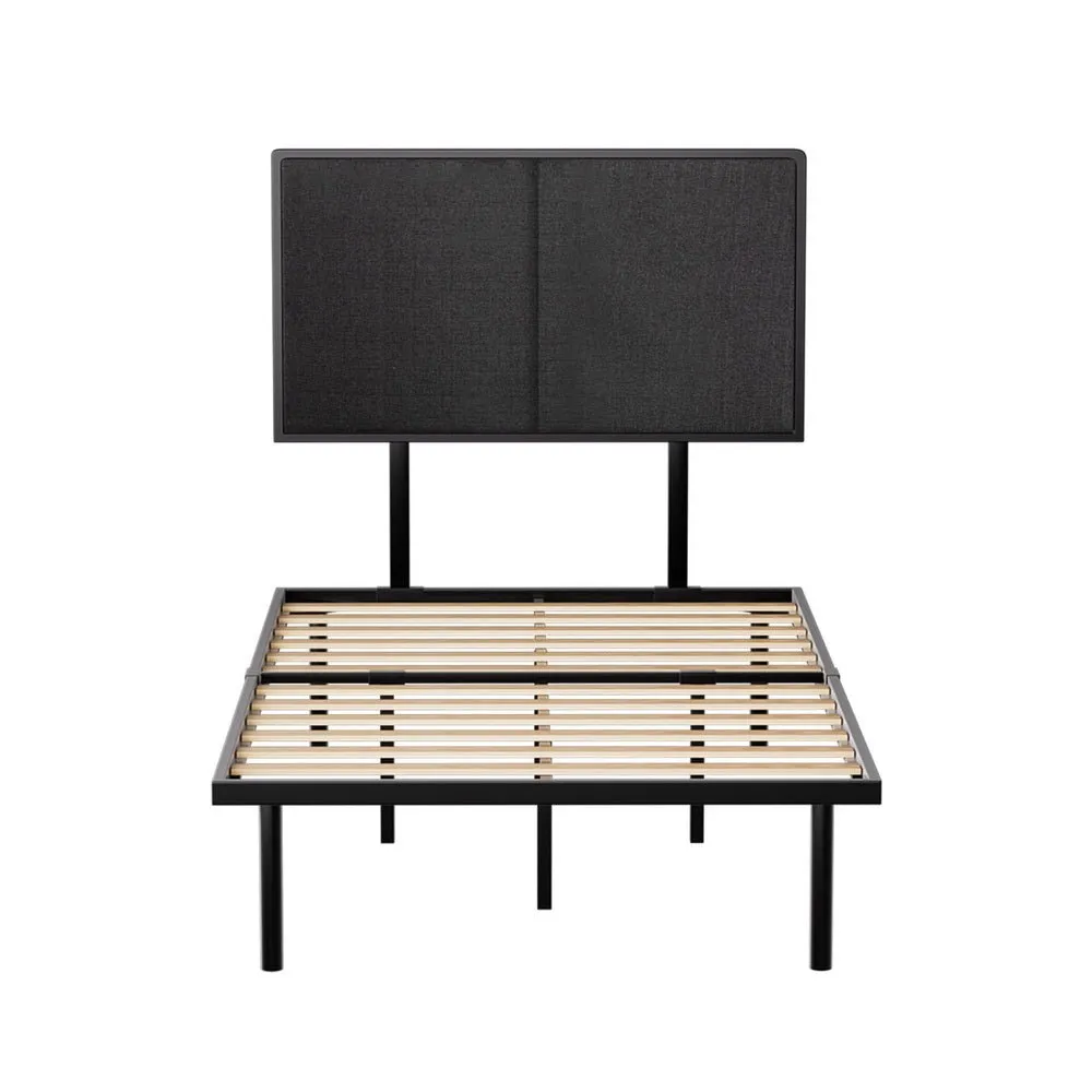 Kembla Metal King Single Bed Frame Black