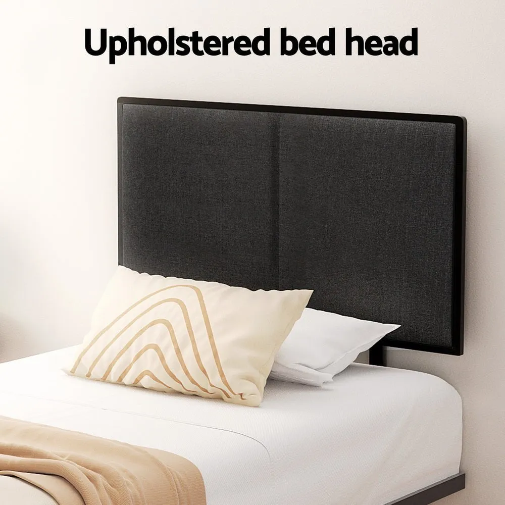 Kembla Metal King Single Bed Frame Black