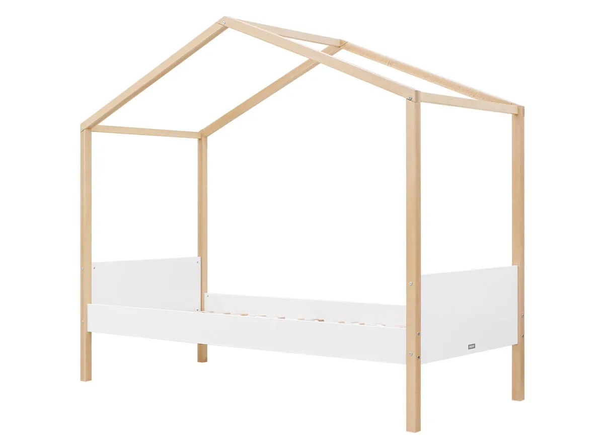Liam Single Bed Natural/White