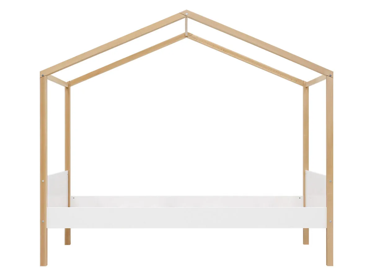 Liam Single Bed Natural/White