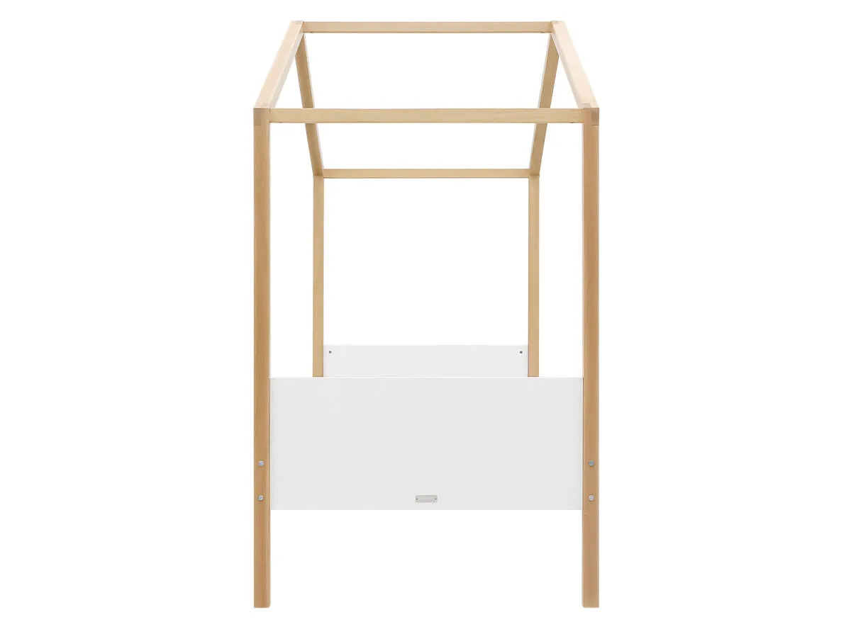 Liam Single Bed Natural/White