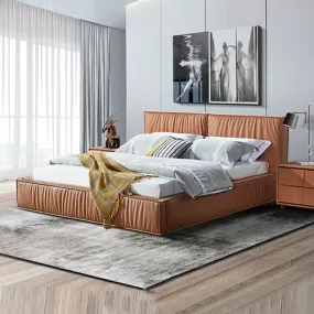 Louis Queen Bed Frame in Premium Leatherette