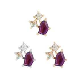 Lyra - Amethyst   Mercury Mist Topaz   CZ