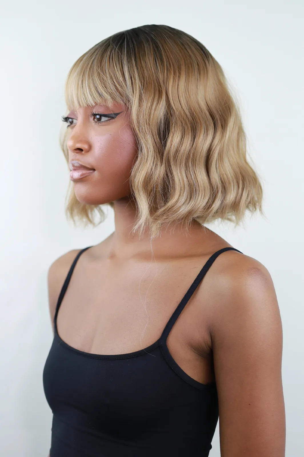 Ming Blonde Heat Resistant Synthetic Bob Wig