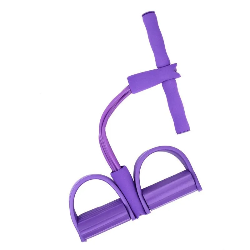 Multifunctional Pedal Resistance Elastic Sit-up Bands - Pedal Exerciser Sit-up Pull Rope
