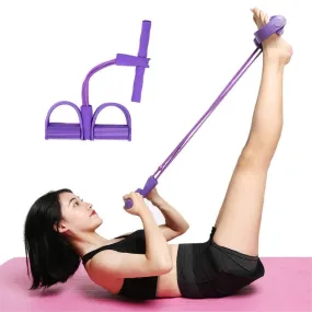 Multifunctional Pedal Resistance Elastic Sit-up Bands - Pedal Exerciser Sit-up Pull Rope