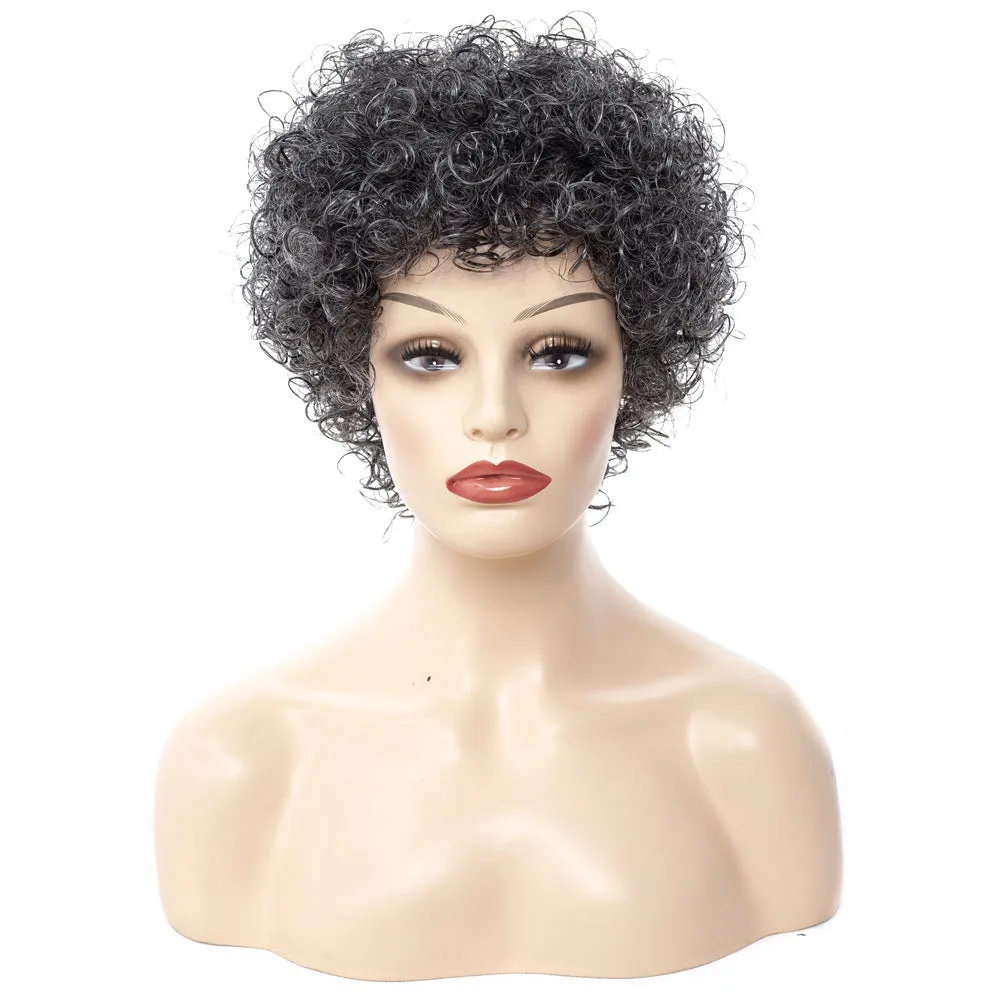 Natural Realistic hairpiece Fashion Synthetic Wig Fake Hair