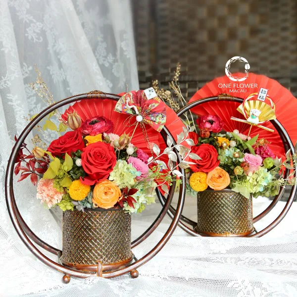 New Year Preserved Flower Premium Table Arrangement Workshop 4-Hours