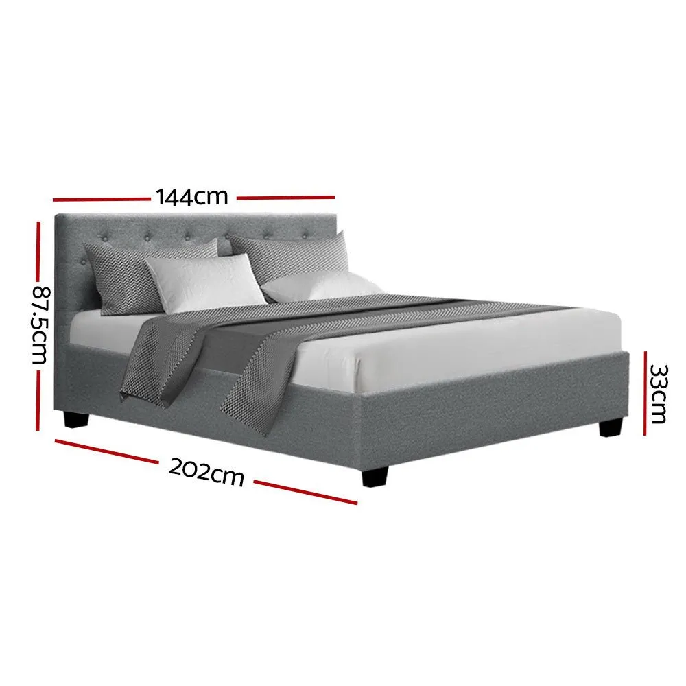 Noosa Storage Double Bed Frame Grey