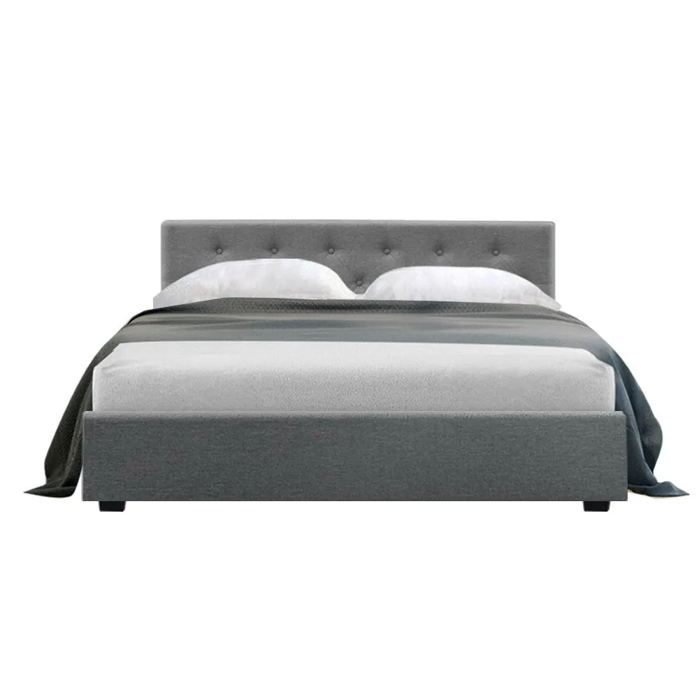 Noosa Storage Double Bed Frame Grey