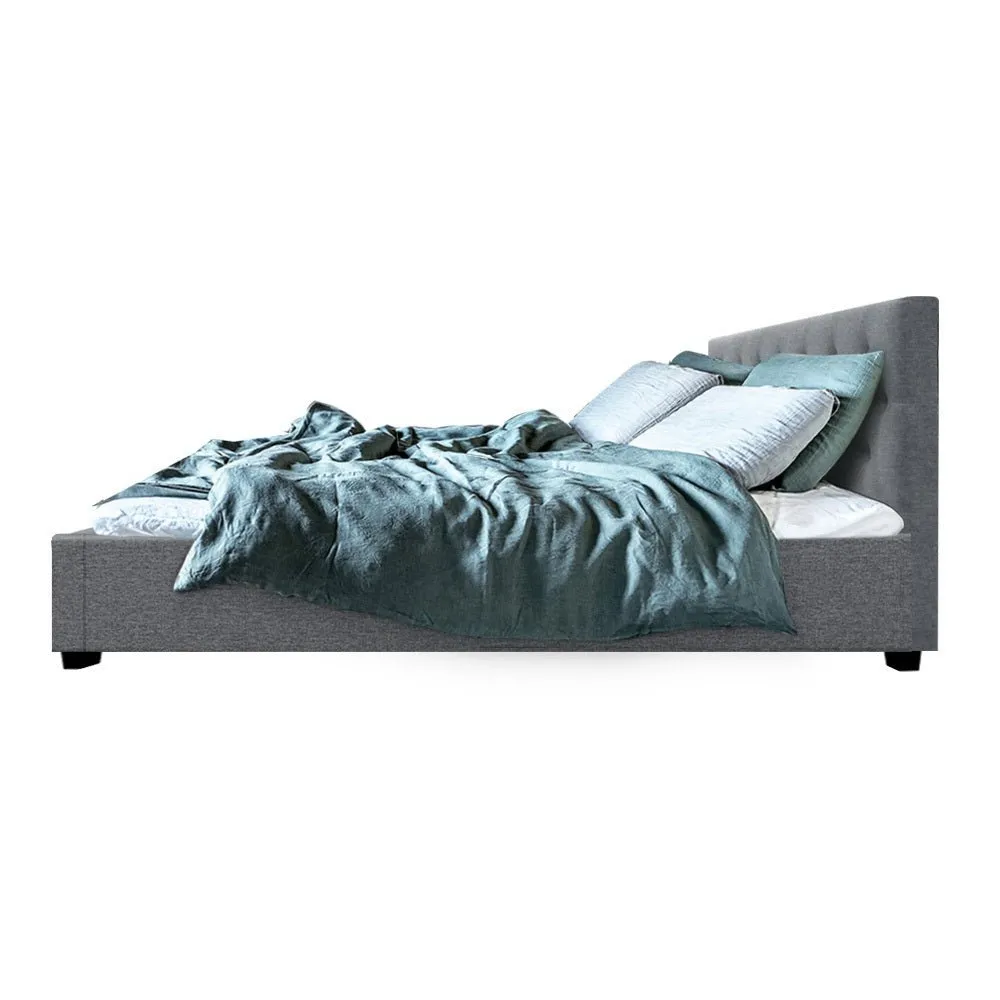 Noosa Storage Double Bed Frame Grey