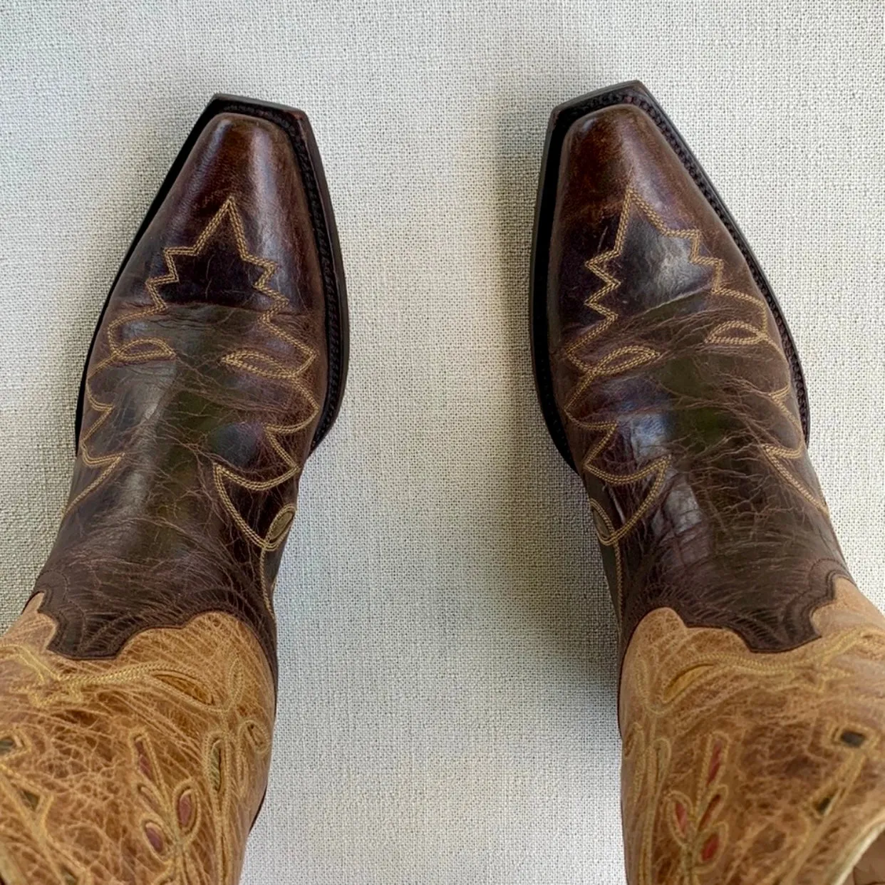 OLD GRINGO Vintage Dragonfly Floral Short Cowgirl Cowboy Western Boots
