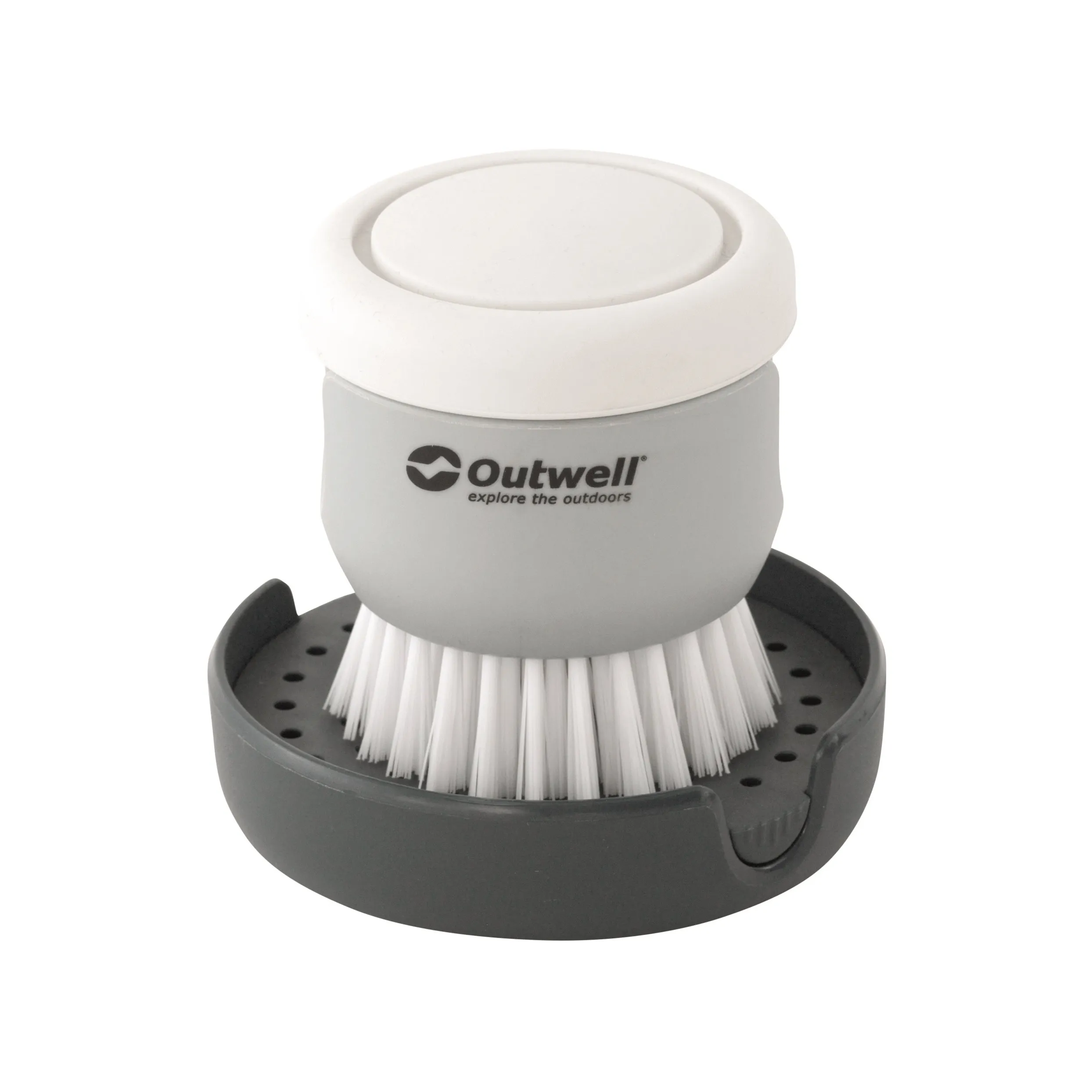 Outwell Kitson Brush W/Soap Dispenser  Grey | Buy Outwell Kitson Brush W/Soap Dispenser  Grey here | Outnorth
