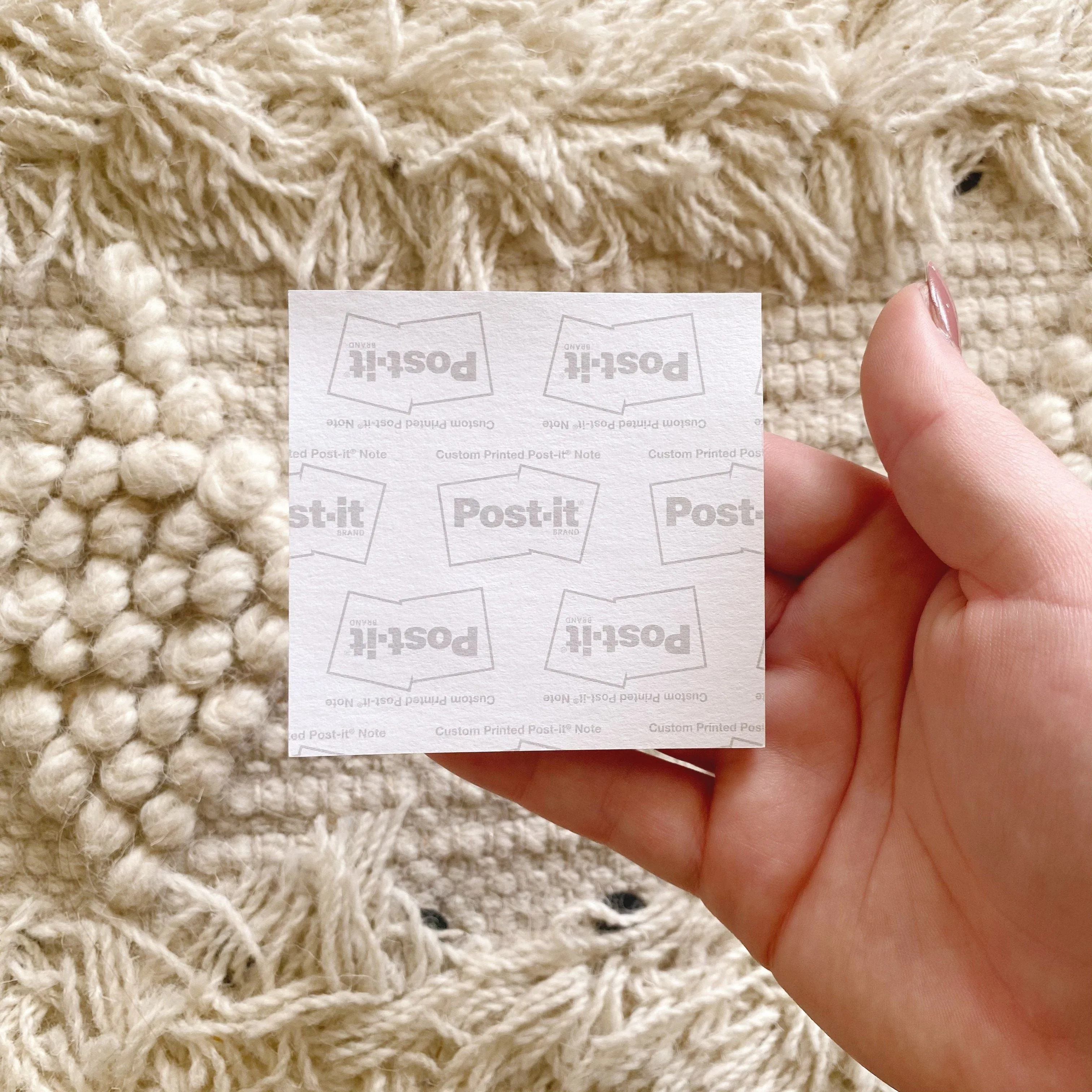 Pink Floral Post-It Notes