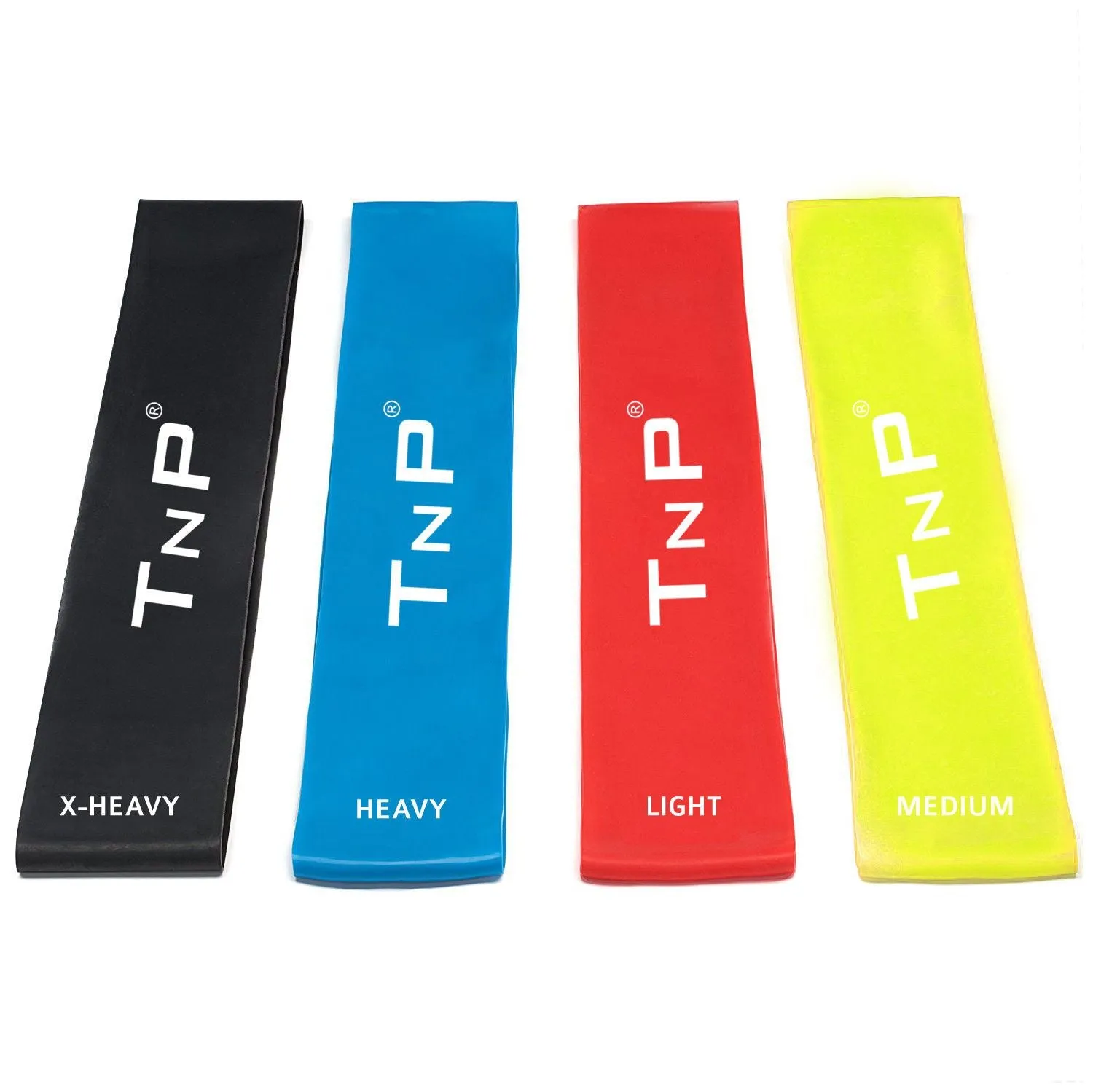 Resistance Loop Set with Carry Bag - 4pcs