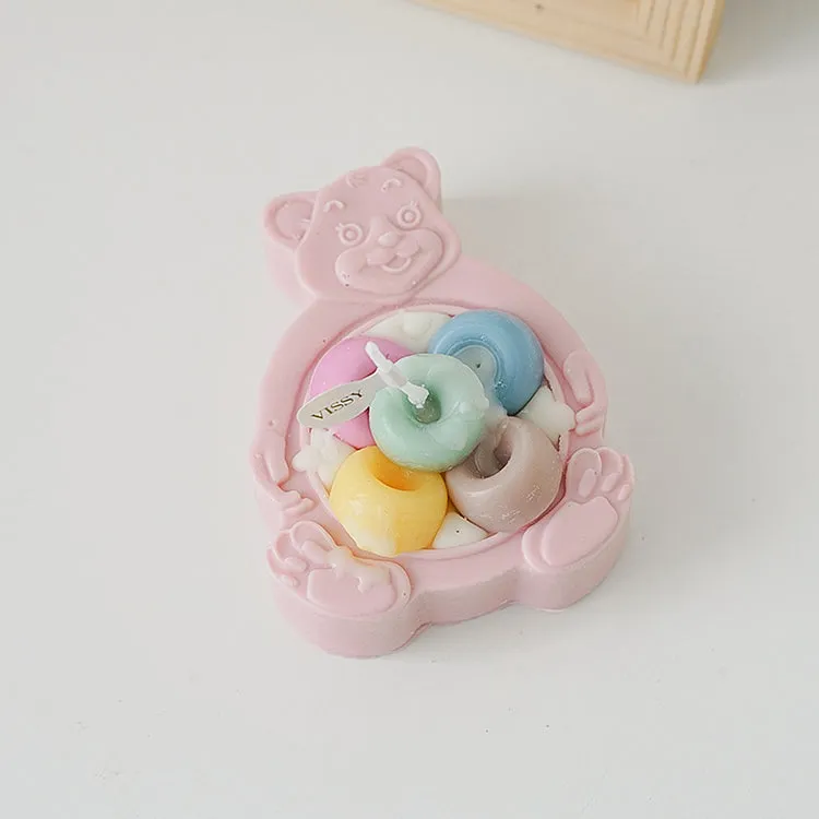 Scented Candle | Pink Teddy Bear
