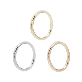 Solid Gold Seam Ring