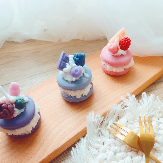 Sparkling Mocktail Candle   Macaron Candle Workshop 2 Hours