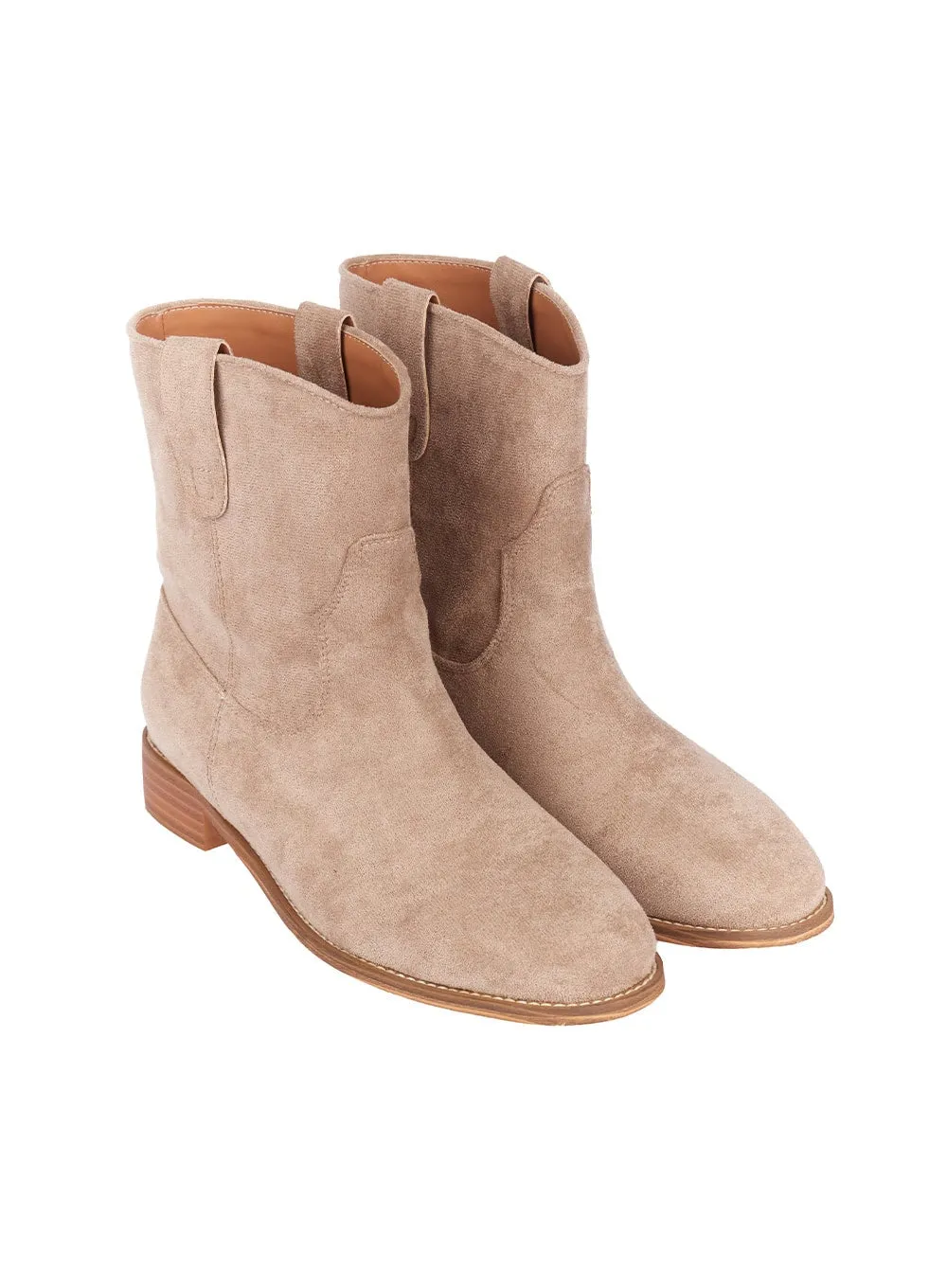 Suede Western Ankle Boots CF520