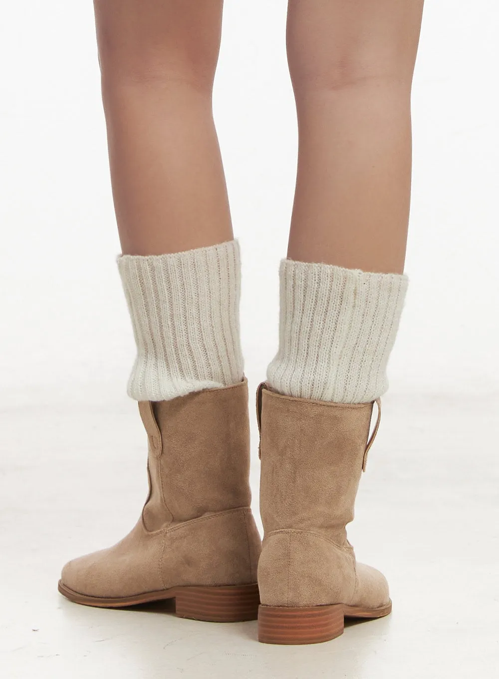 Suede Western Ankle Boots CF520