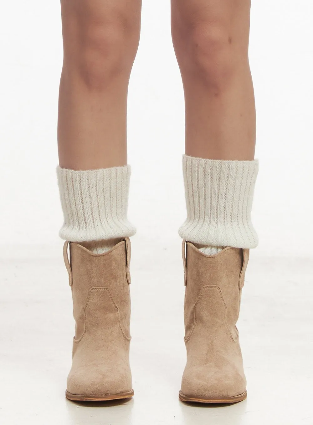 Suede Western Ankle Boots CF520