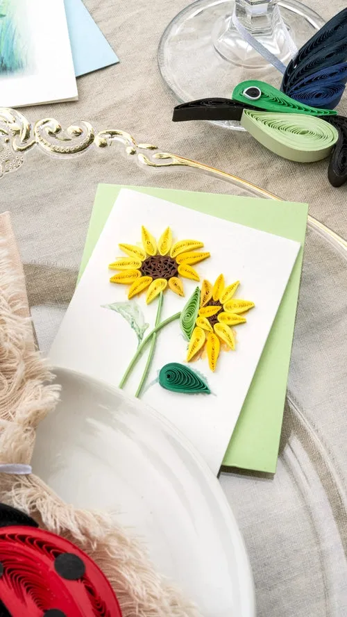 Sunflower Gift Enclosure