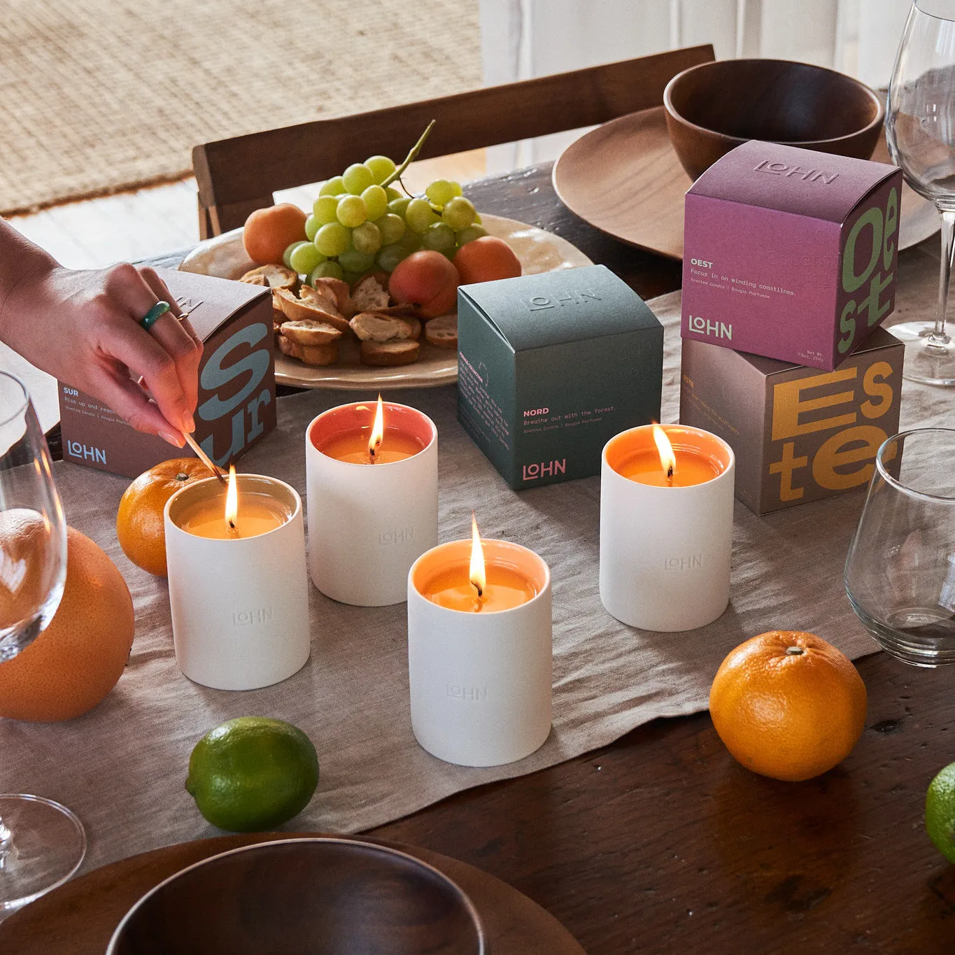 SUR Scented Candle - Cedarwood & Ylang Ylang