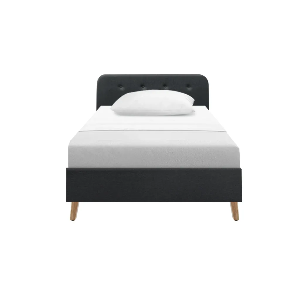 Tarcoola King Single Bed Frame Charcoal