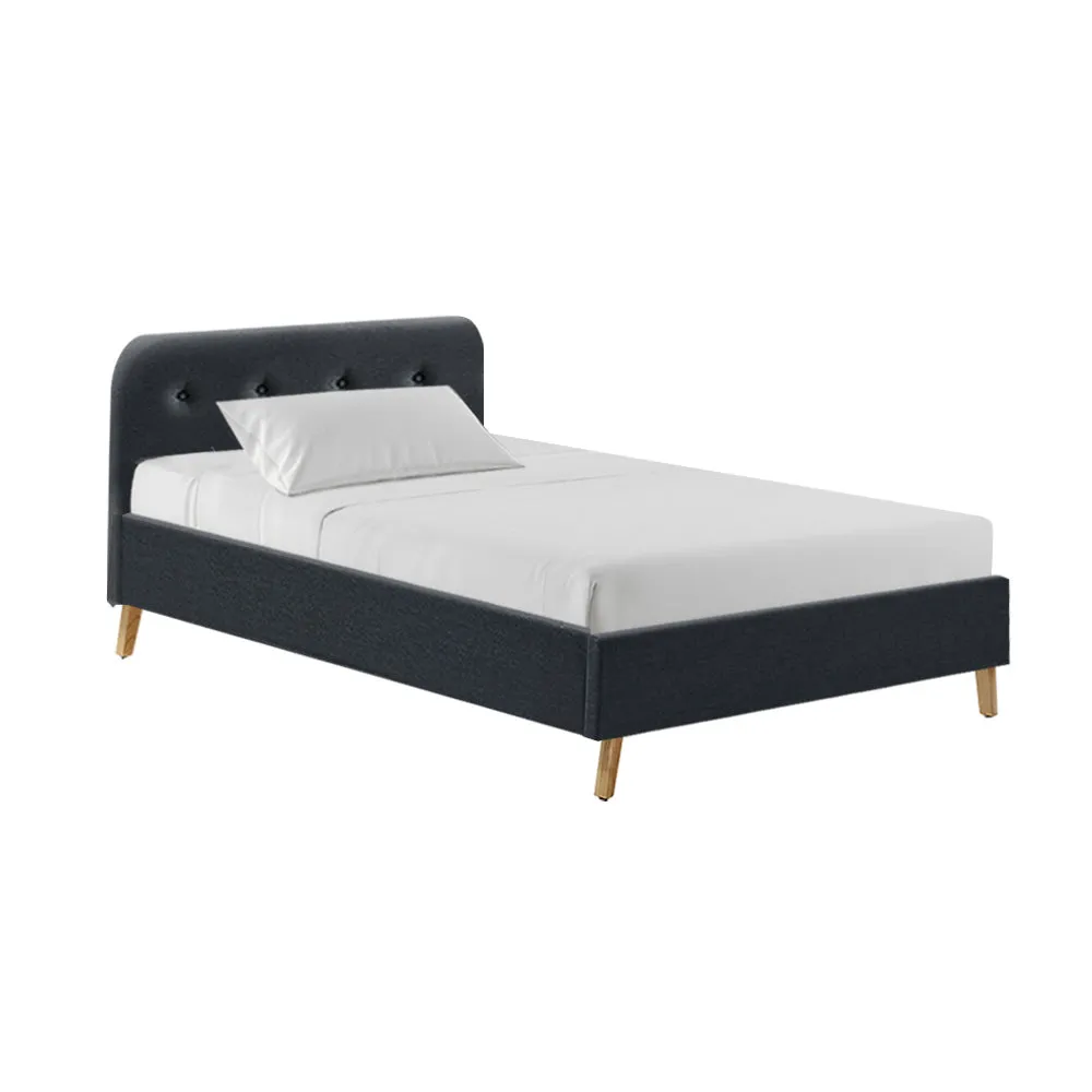 Tarcoola King Single Bed Frame Charcoal