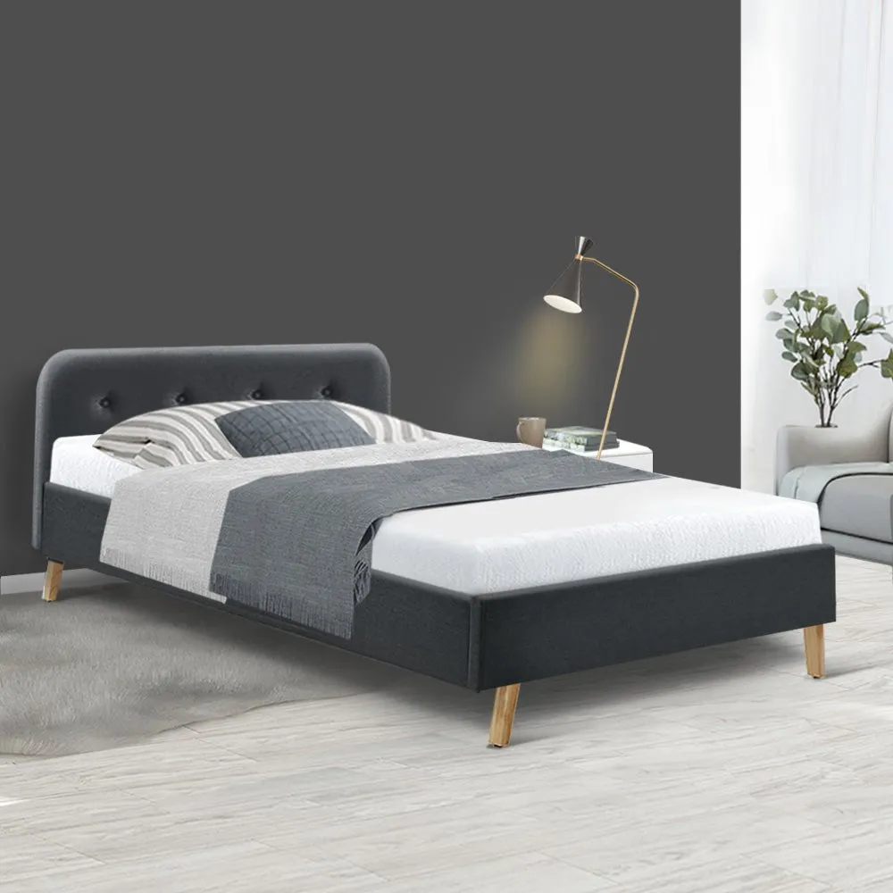 Tarcoola King Single Bed Frame Charcoal