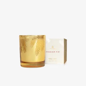 Thymes Frasier Fir Pine Needle Gold Candle