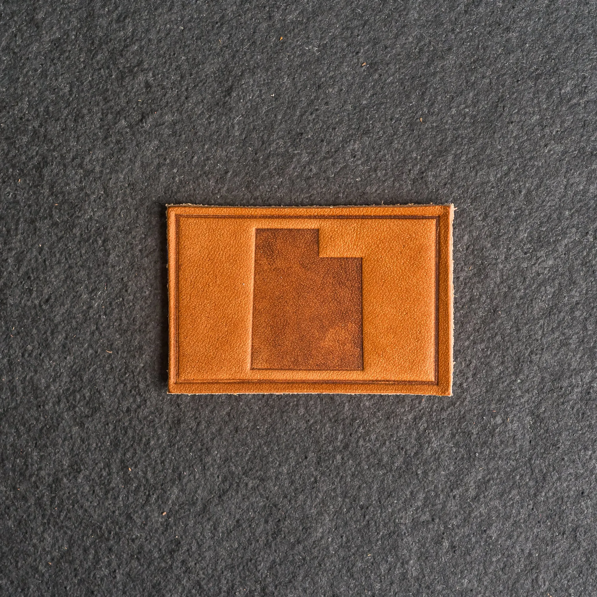 Utah Leather Patches with optional Velcro added