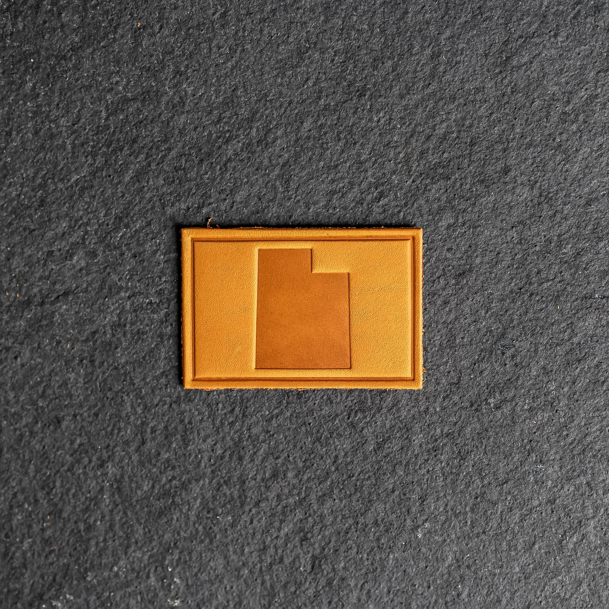 Utah Leather Patches with optional Velcro added