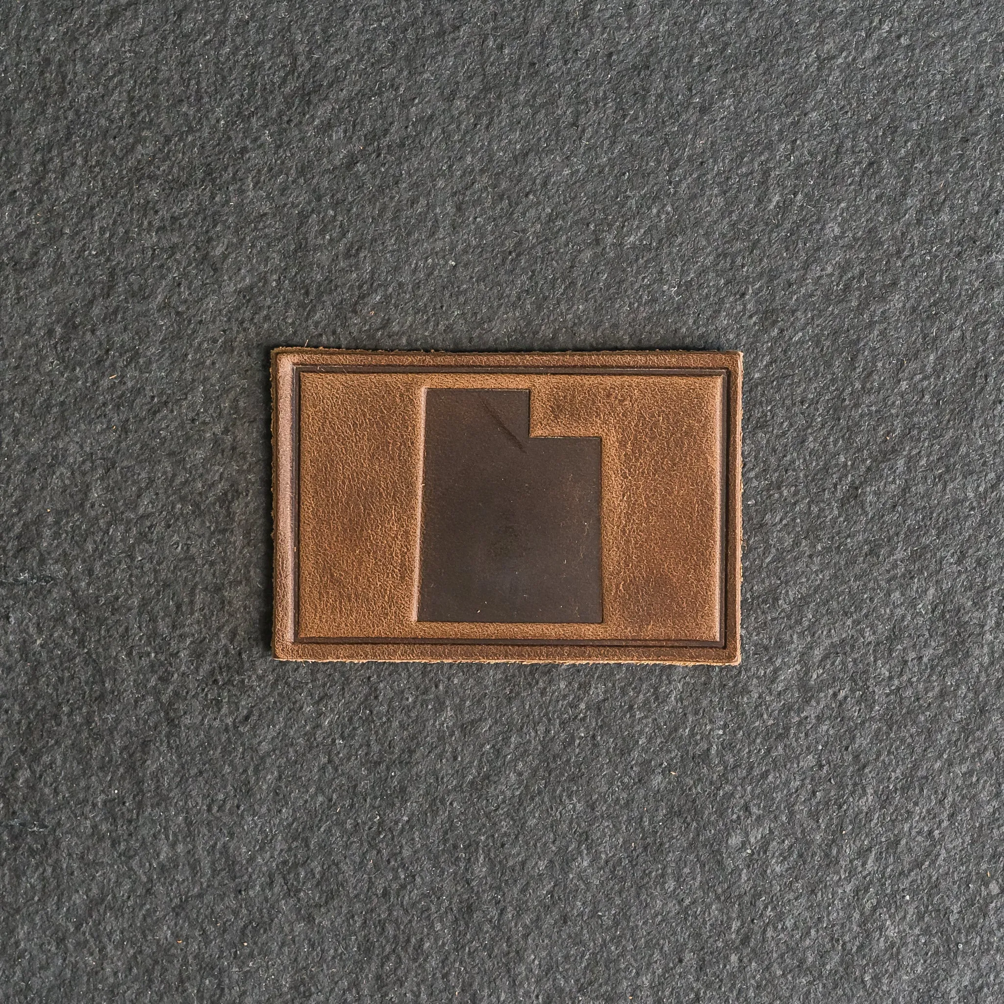 Utah Leather Patches with optional Velcro added