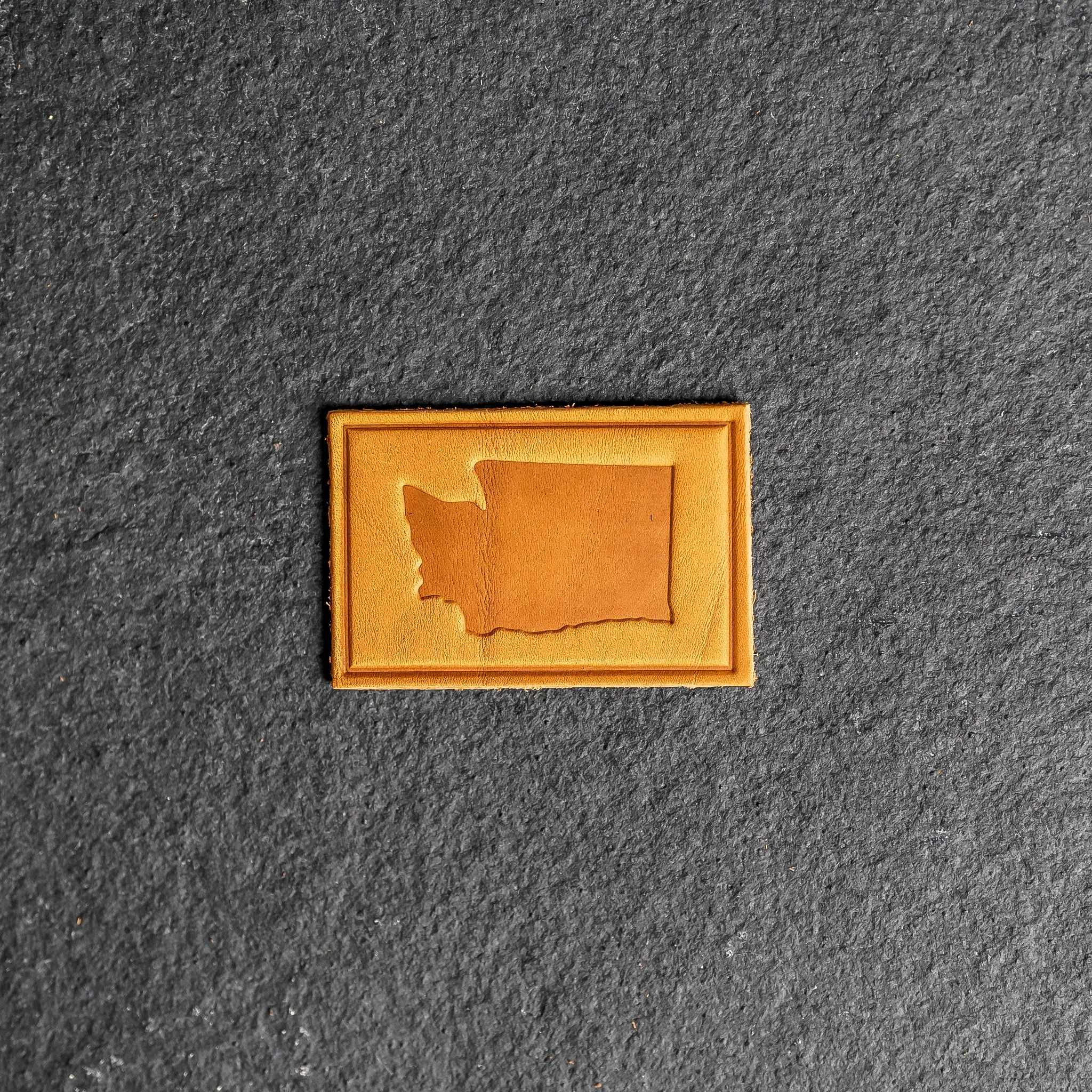 Washington  Leather Patches with optional Velcro added