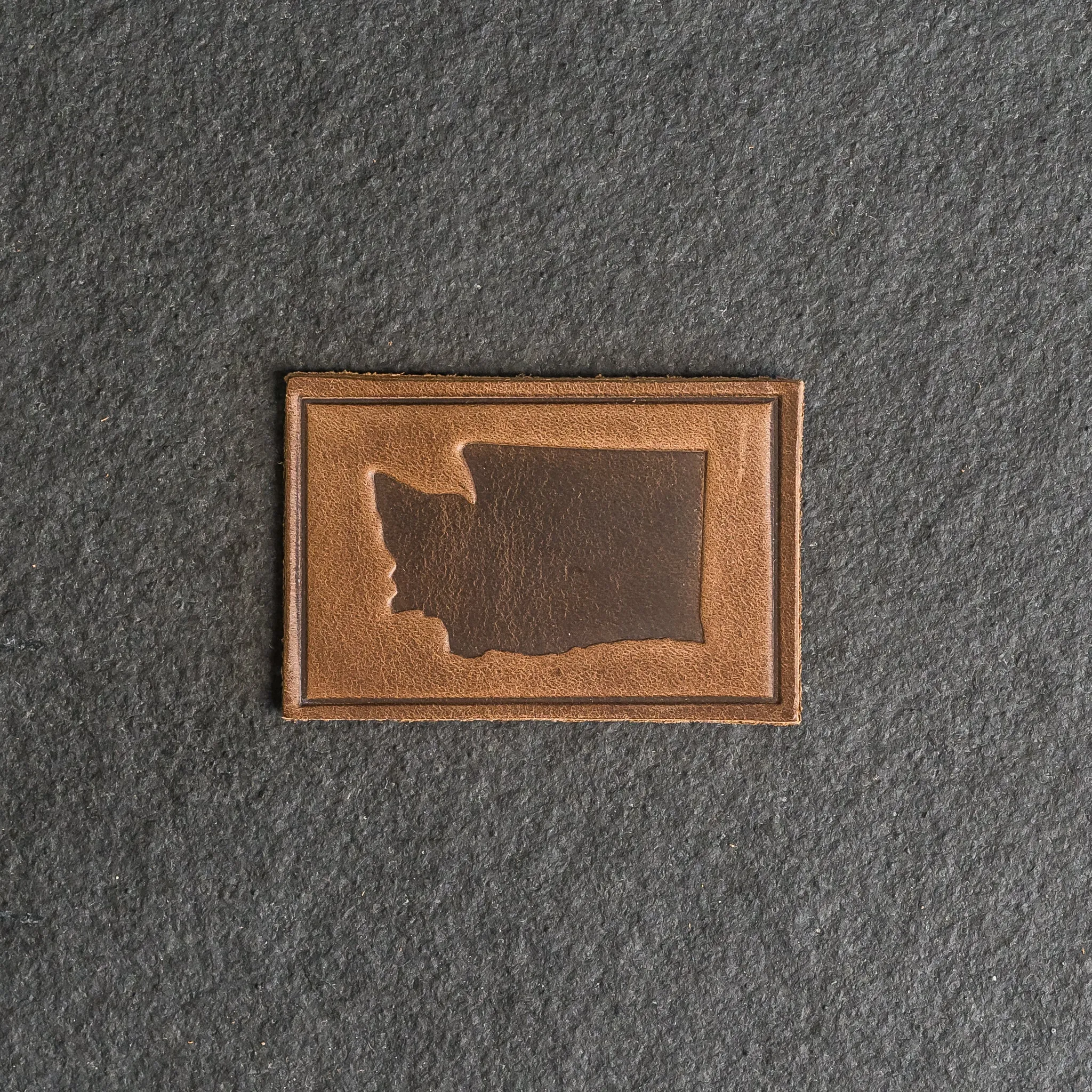 Washington  Leather Patches with optional Velcro added