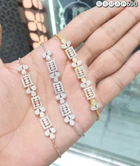 Women's Designer American Diamond Antique Bracelet Jewellery