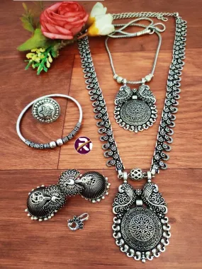 Women's Designer Premium Quality Long Pandent Necklace & Chain Necklace Set